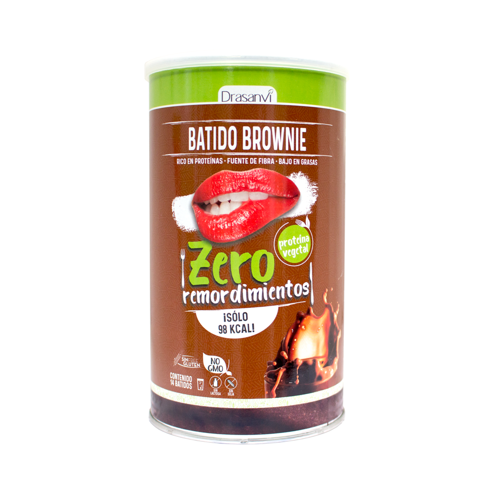 R Ceder el paso Terminal Batido vegetal proteico brownie 420 g Zero remordimientos - Drasanvi Francia