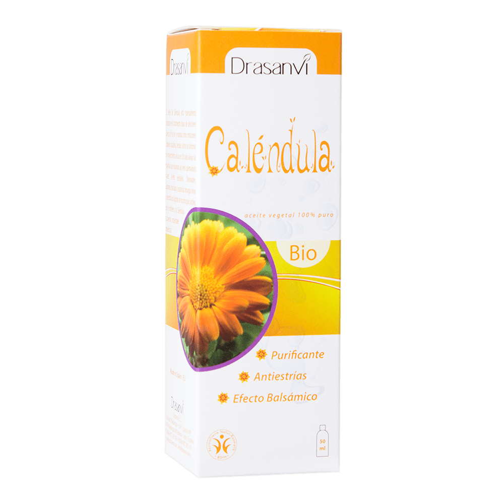 Calendula Vegetable Oil Bio 50 ml Drasanvi - Drasanvi English