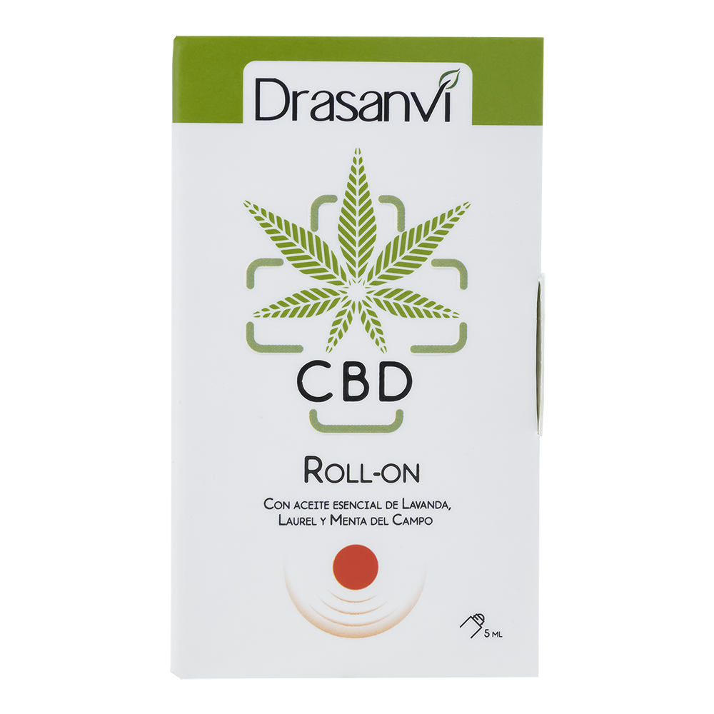 Roll-On CBD Rojo Alivio Tensiones de Cabeza 5 ml Drasanvi