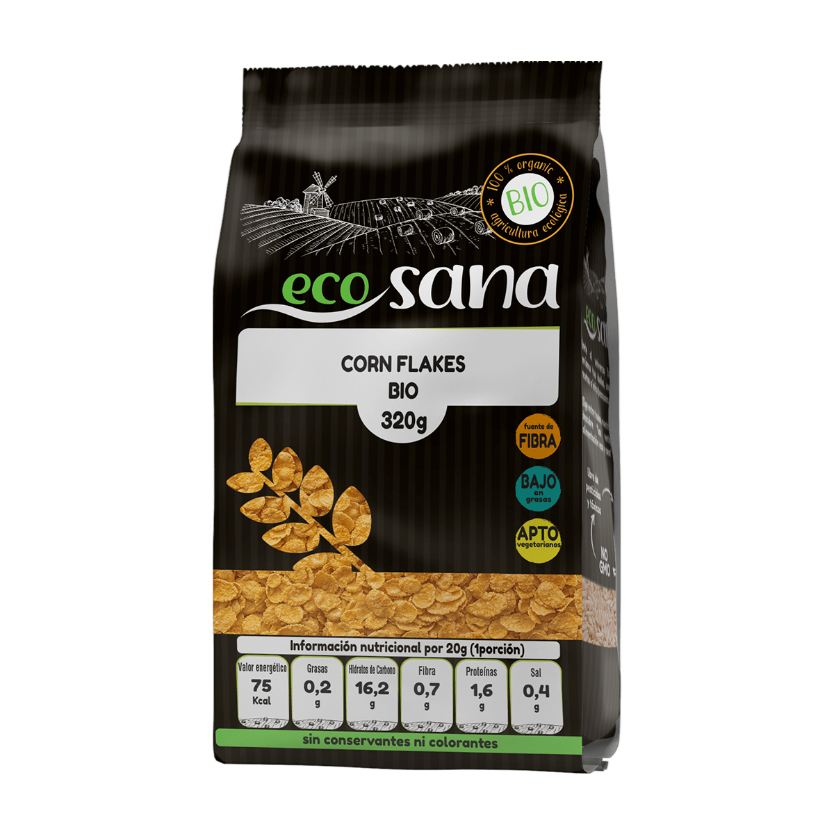 Harina Avena Integral Sin Gluten Bio 500 g Ecosana - Drasanvi