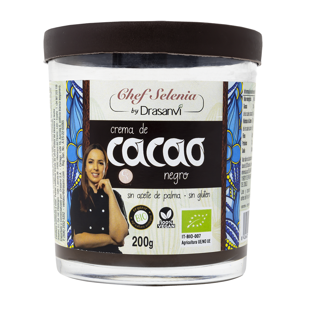 Crema de Chocolate Negro Bio 200 g Ecosana