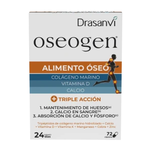 Oseogen Alimento Ósseo 72 Cápsulas Drasanvi