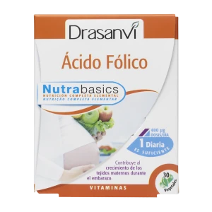 Ácido Fólico 30 Cápsulas Nutrabasicos Drasanvi
