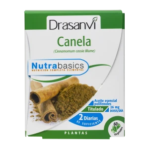 Canela 60 Cápsulas Nutrabasics Drasanvi