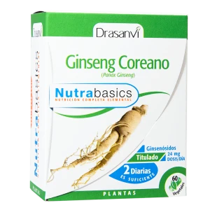 Ginseng Coreano 60 Cápsulas Nutrabasics Drasanvi