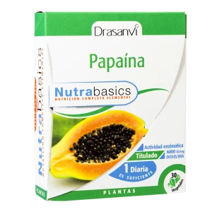 Papaína 30 Cápsulas Nutrabasics Drasanvi