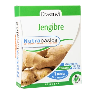 Gengibre 30 Cápsulas Nutrabasics Drasanvi