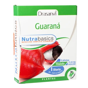 Guaraná 30 Cápsulas Nutrabasics Drasanvi