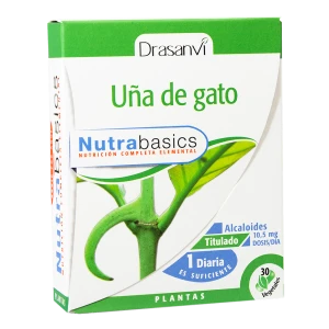 Unha de Gato 30 Cápsulas Nutrabasics Drasanvi
