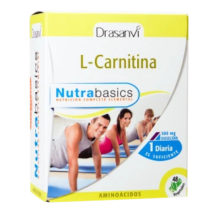 L-Carnitina 48 Cápsulas Nutrabasics Drasanvi