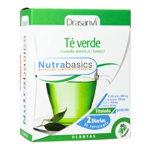 Chá verde 60 Cápsulas Nutrabasics Drasanvi