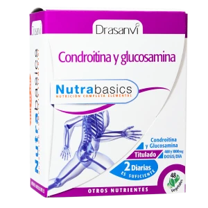 Condroitina e Glucosamina 48 Cápsulas Nutrabasics Drasanvi