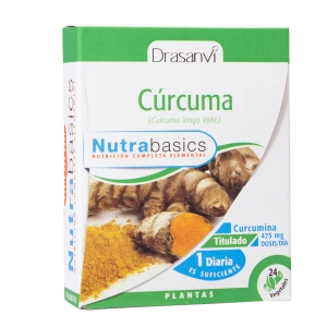 Cúrcuma 24 Cápsulas Nutrabasics Drasanvi