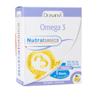 Omega 3 1000 mg 48 Pérolas Nutrabasics Drasanvi