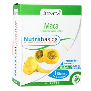 Maca 48 Cápsulas Nutrabasics Drasanvi