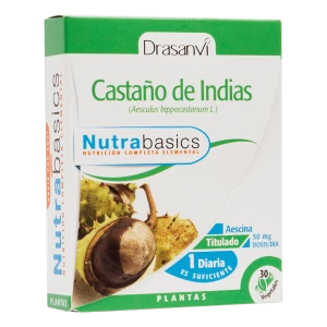 Castanha da Índia 30 Cápsulas Nutrabasics Drasanvi