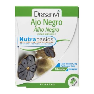 Alho preto 24 cápsulas Nutrabasics Drasanvi