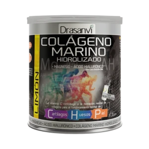 Colágeno Marino Hidrolizado, Magnesio, Ácido Hialurónico sabor limón