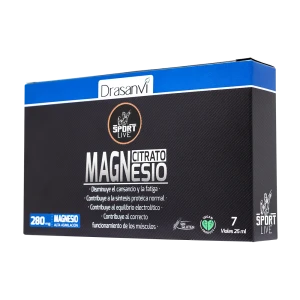 Magnésio Caixa 7x25 ml Ampolas Sport Live Drasanvi