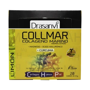 Colágeno Marino Hidrolizado, Magnesio, Cúrcuma sabor limón stick