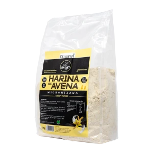 Harina de Avena con edulcorante Sabor Vainilla 1 Kg Sport Live Drasanvi