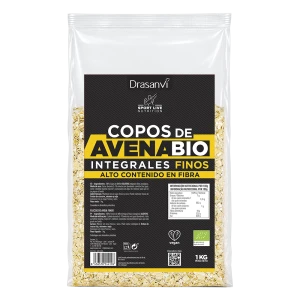 Copos de Avena Bio Finos Integrales 1 Kg Sport Live Drasanvi