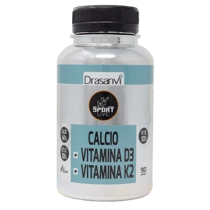 Cálcio + Vitamina D3+ K2 90 Comprimidos Sport Live Drasanvi
