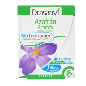 Açafrão 30 Cápsulas Nutrabasics Drasanvi