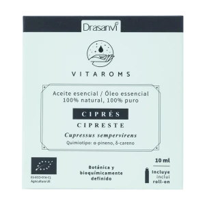 Aceite Esencial Ciprés Bio 10 ml Vitaroms Drasanvi