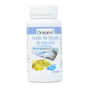 Hígado de Bacalao Bote 90 Perlas Nutrabasics Drasanvi