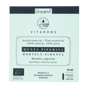 Aceite Esencial Menta Piperita Bio 10 ml Vitaroms Drasanvi
