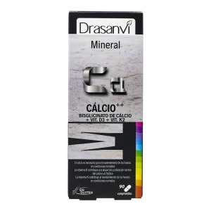 Mineral Calcio + Vitamina D3 + Vitamina K2 90 Comprimidos Drasanvi