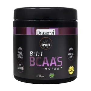 BCAAS + Glutamina Kyowa sabor limón 275g Sport Live Drasanvi