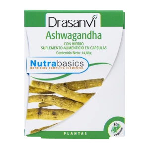 Ashwagandha con hierro 30 Cápsulas Nutrabasics