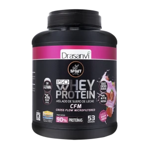 Whey Protein Isolada Sabor Iogurte de Morango 1,6 Kg Sport Live Drasanvi
