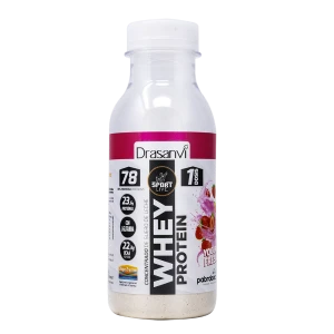 Botella monodosis whey protein concentrada yogur fresa 30 g