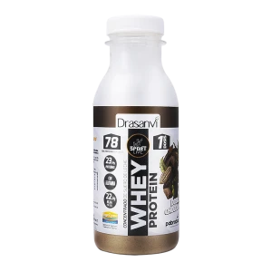 Botella monodosis Whey protein concentrada Doble Chocolate 30 g