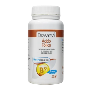 Ácido Fólico bote 60 Cápsulas Nutrabasicos