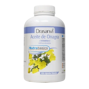 Aceite de Onagra 500 mg 450 Perlas Nutrabasics Drasanvi