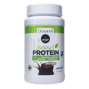 Proteína Vegana Brownie 600 g Sport Live Drasanvi