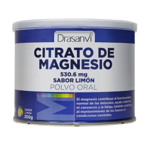 Mineral Citrato Magnesio Sabor Limón Polvo 200g