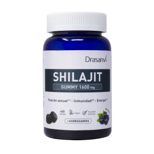Shilajit 60 gomas sabor groselha negra Drasanvi