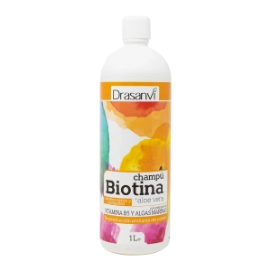 Champú Biotina y Aloe Vera Cabello Seco y Apagado 1 L Drasanvi