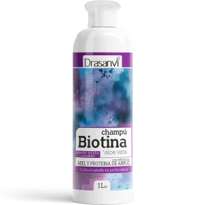 Champú Biotina y Aloe Vera Cabello Teñido y Sensible 1 L Drasanvi