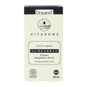 Aceite Vegetal Almendras Dulces Cosmos Organic Bio 50 ml Vitaroms Drasanvi