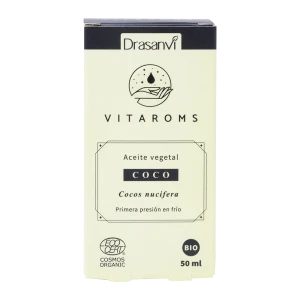 Aceite Vegetal Coco Bio Cosmos Organic 50 ml Vitaroms Drasanvi