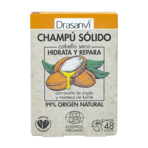 Champú Sólido Cabello Seco Cosmos Organic Bio 80 g Drasanvi