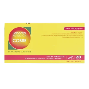 Cobre 4 28x2 ml Ampollas Labcatal