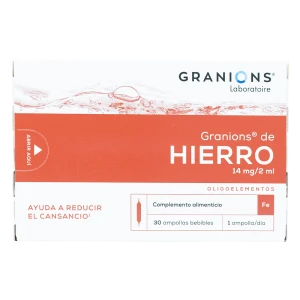 Hierro 30x2 ml ampollas Granions