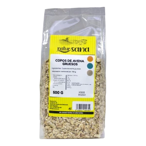 Copos Avena Gruesos Integrales 500 g Natursana
